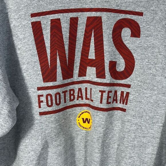 Washington Football  NFL Team Apparel Gray Sweatshirt size M Medium - Picture 2 of 4